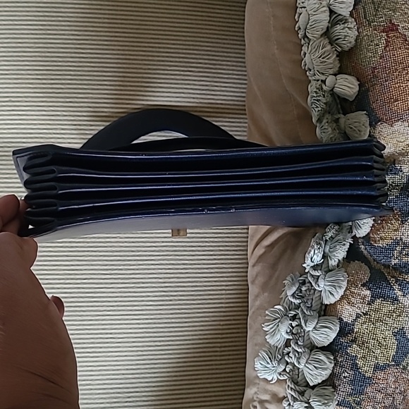 VTG Navy handbag - Picture 4 of 8